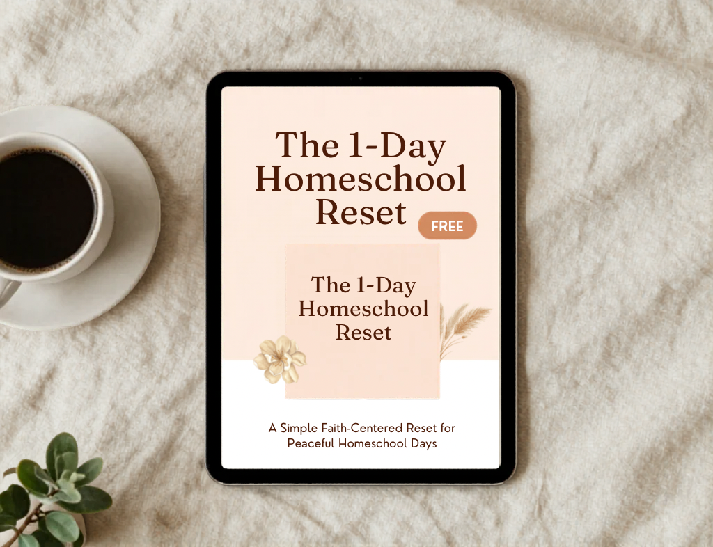 Free 1-Day Homeschool Reset (FREE INSTANT DOWNLOAD)