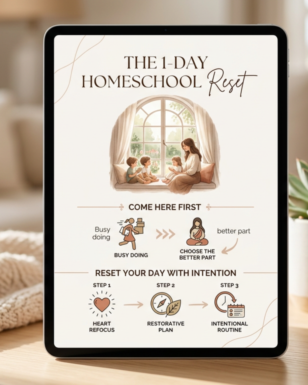 Free 1-Day Homeschool Reset (FREE INSTANT DOWNLOAD)