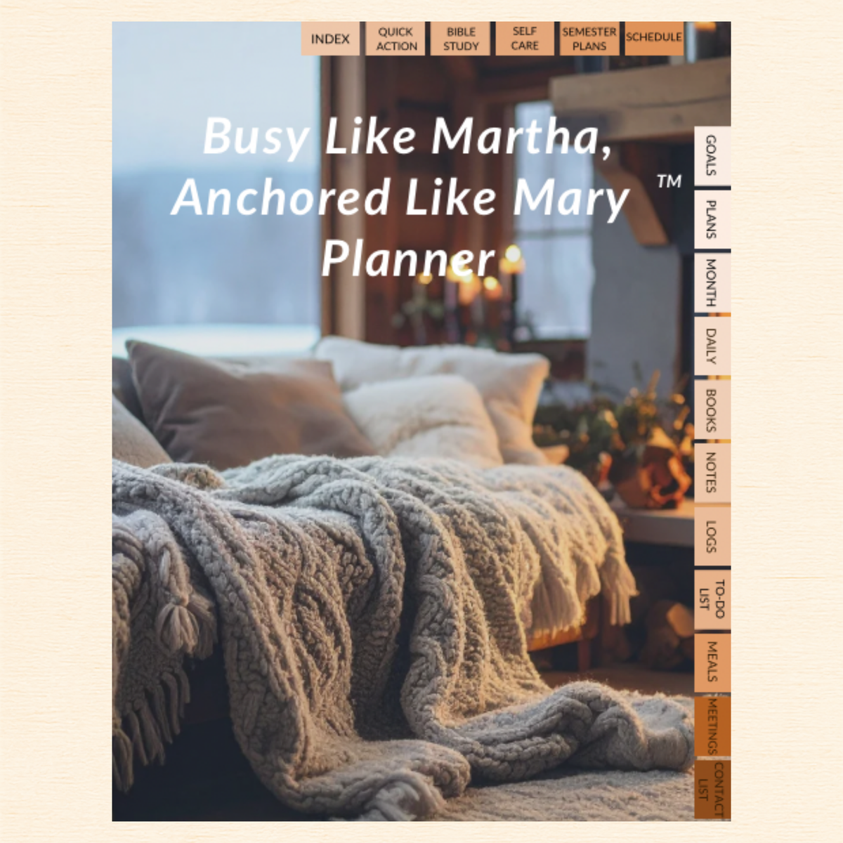 Busy Like Martha, Anchored Like Mary™ Homeschool Planner