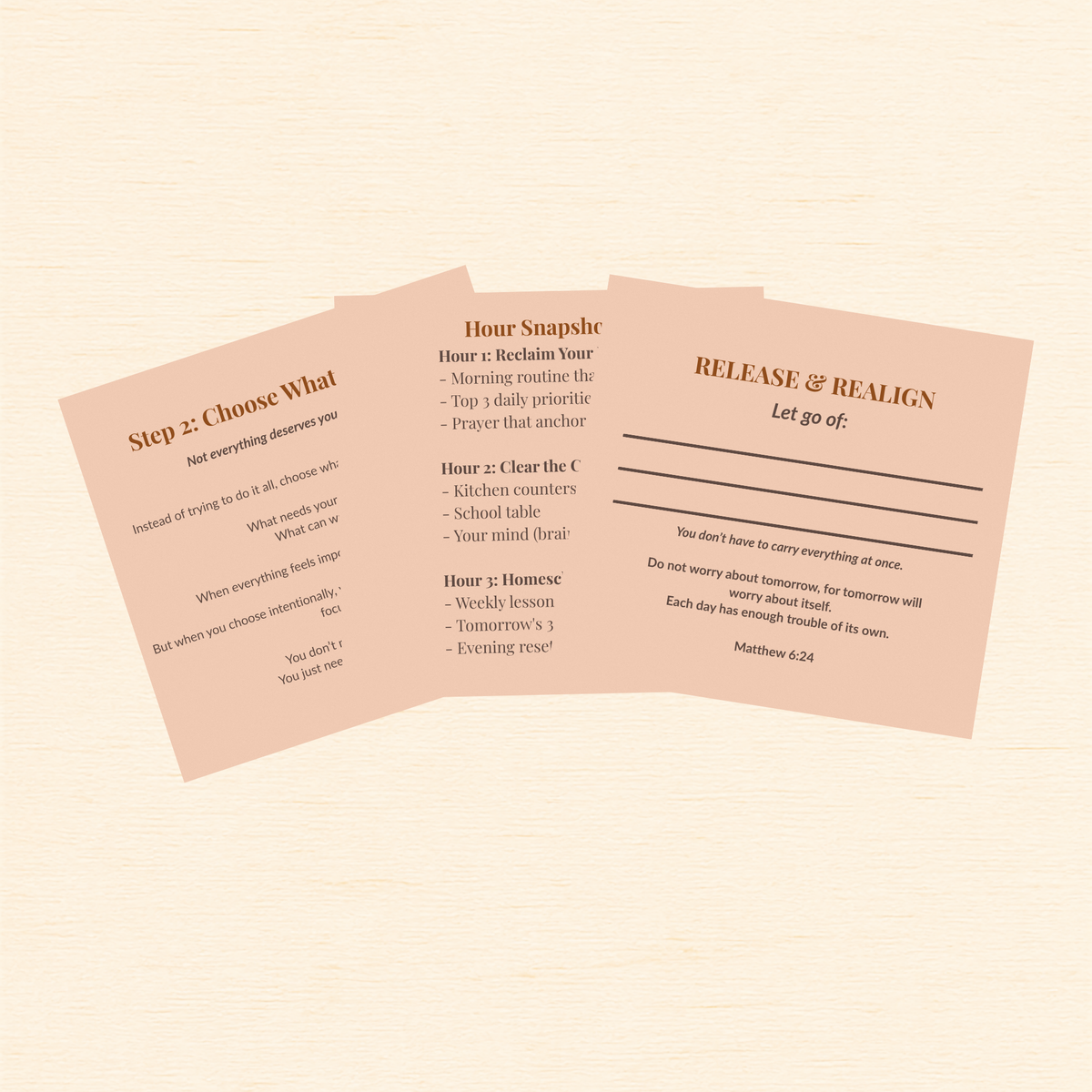 Busy Like Martha, Anchored Like Mary™ Homeschool Reset Kit